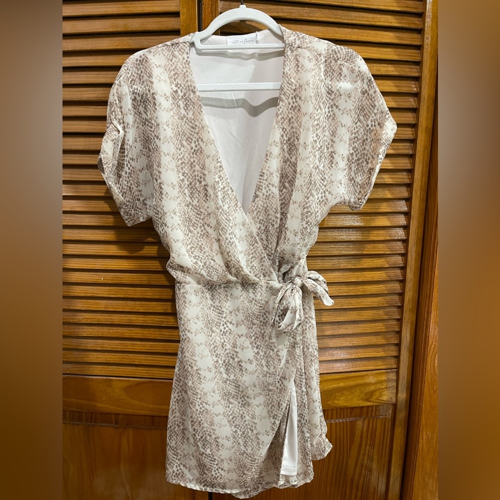 All in Favor - Snake Skin Dress